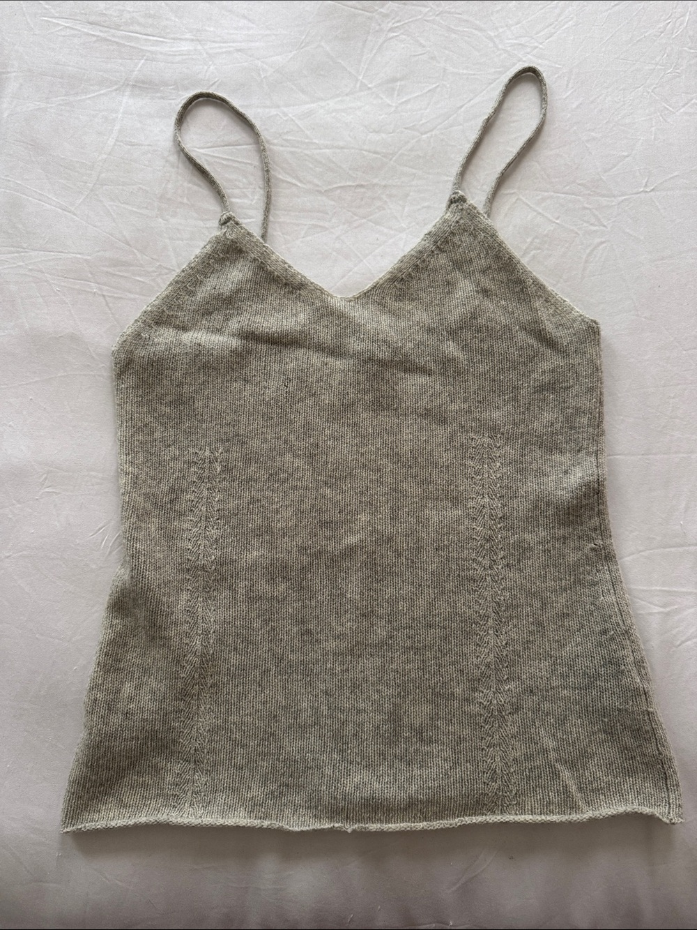 Club Monaco Knit Cami Tank Top - Gray